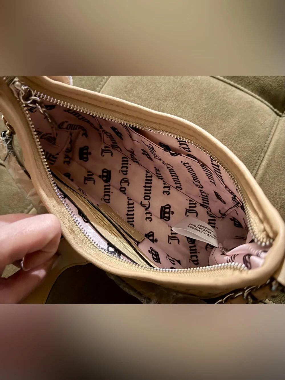 NWT Juicy Couture Starry Night Hobo in Pecan